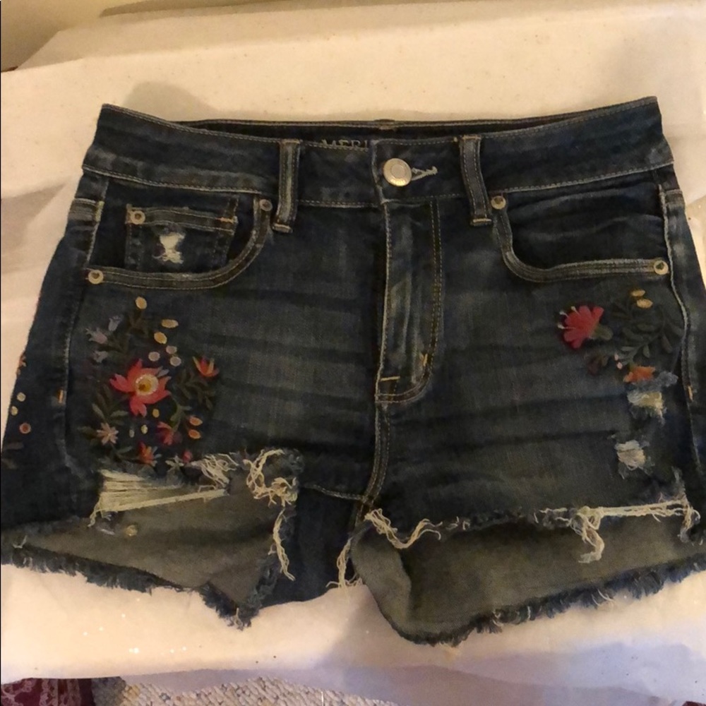 American eagle jean shorts